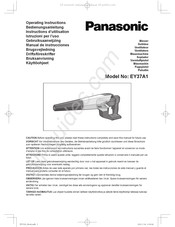 Panasonic EY37A1 Gebruiksaanwijzing