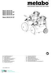 Metabo Basic 280-50 W OF Originele Gebruikershandleiding