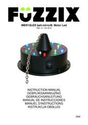 Fuzzix MBW18LED batt.mirrorB. Motor Led Gebruiksaanwijzing