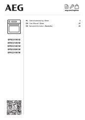 AEG BPK231061M Gebruiksaanwijzing