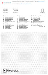 Electrolux EFP116X Gebruiksaanwijzing