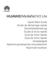 Huawei MediaPad M3 Lite Snelstartgids