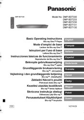 Panasonic DMP-BDT131 Beknopte Gebruiksaanwijzing