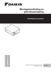 Daikin FWE-04FB Montagehandleiding En Gebruiksaanwijzing