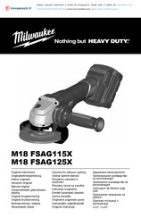 Milwaukee M18 FSAG115X Oorspronkelijke Gebruiksaanwijzing