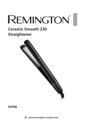 Remington Ceramic Smooth 230 S3700 Handleiding