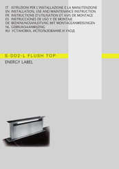 Sirius S-DD2-L FLUSH TOP Gebruiksaanwijzing