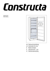 CONSTRUCTA CE52 Series Gebruiksaanwijzing