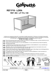 Gautier Galipette LORA P19 Montage-Instructies