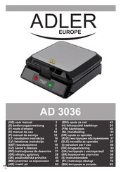 Adler europe AD 3036 Handleiding