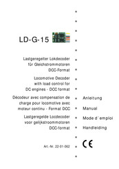 tams elektronik LD-G-15 Handleiding