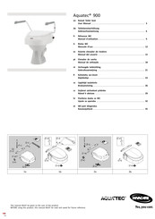 Invacare Aquatec 900 Gebruiksaanwijzing