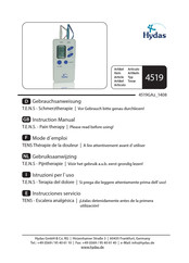 Hydas 4519 Gebruiksaanwijzing