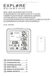 Explore Scientific WSH4008 Instructiehandleiding