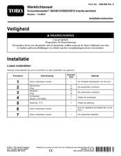 Toro Groundsmaster 5910 Installatie-Instructies