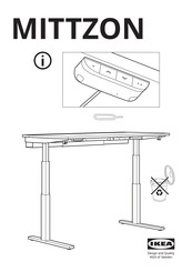 IKEA MITTZON Handleiding