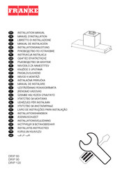 Franke DRIP 60 Installatie-Instructies