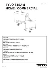 Tylo STEAM HOME Installatie- En Gebruikershandleiding