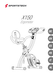 SPORTSTECH X150 Ergometer Handleiding