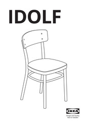 IKEA IDOLF Handleiding