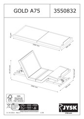 Jysk GOLD A75 3550832 Handleiding