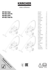 Kärcher NT 45/1 Tact Handleiding