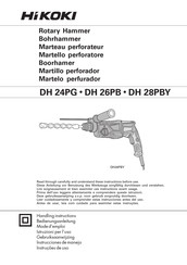 HIKOKI DH 28PBY Gebruiksaanwijzing