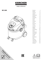 Kärcher SE 5.100 Handleiding