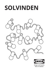 IKEA SOLVINDEN Handleiding