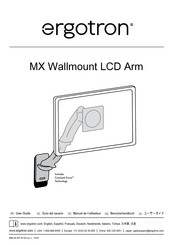 Ergotron MX Wallmount LCD Arm Gebruikershandleiding