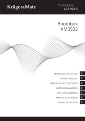 Krüger & Matz KM0533 Gebruiksaanwijzing