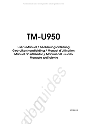 Epson TM-U950 Gebruikershandleiding