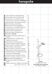 Hansgrohe Croma 100 1 jet 27717000 Gebruiksaanwijzing