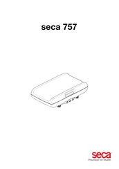 Seca 757 Bedieningshandleiding