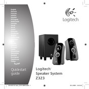 Logitech Z323 Snelstartgids