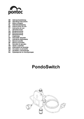 Pontec PondoSwitch Gebruiksaanwijzing