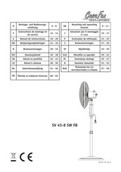 CasaFan SV 45-8 SW FB Gebruiksaanwijzing