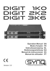 SYNQ DIGIT 1K0 Gebruiksaanwijzing