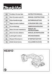 Makita HS301D Gebruiksaanwijzing