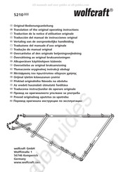 Wolfcraft 5210 000 Handleiding