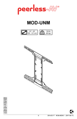 peerless-AV MOD-UNM Handleiding