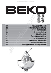 Beko TSE 1424 Gebruiksaanwijzing