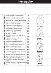 Hansgrohe Metris 31573000 Gebruiksaanwijzing