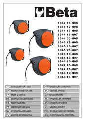 Beta 15-H07 Gebruiksaanwijzing