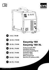 GYS Easymig 160 XL Handleiding