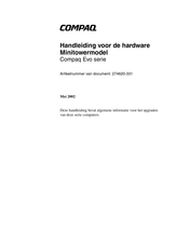 Compaq Evo Series Hardware Installatiehandleiding