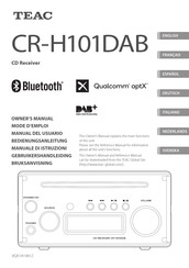 Teac CR-H101DAB Gebruikershandleiding