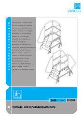 zarges Z600 Gebruiksaanwijzing