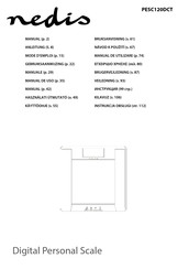 nedis PESC120DCT Gebruiksaanwijzing