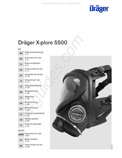 Dräger X-plore 5500 Gebruiksaanwijzing